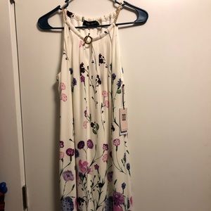 Ivanka Trump dress. White with flowers